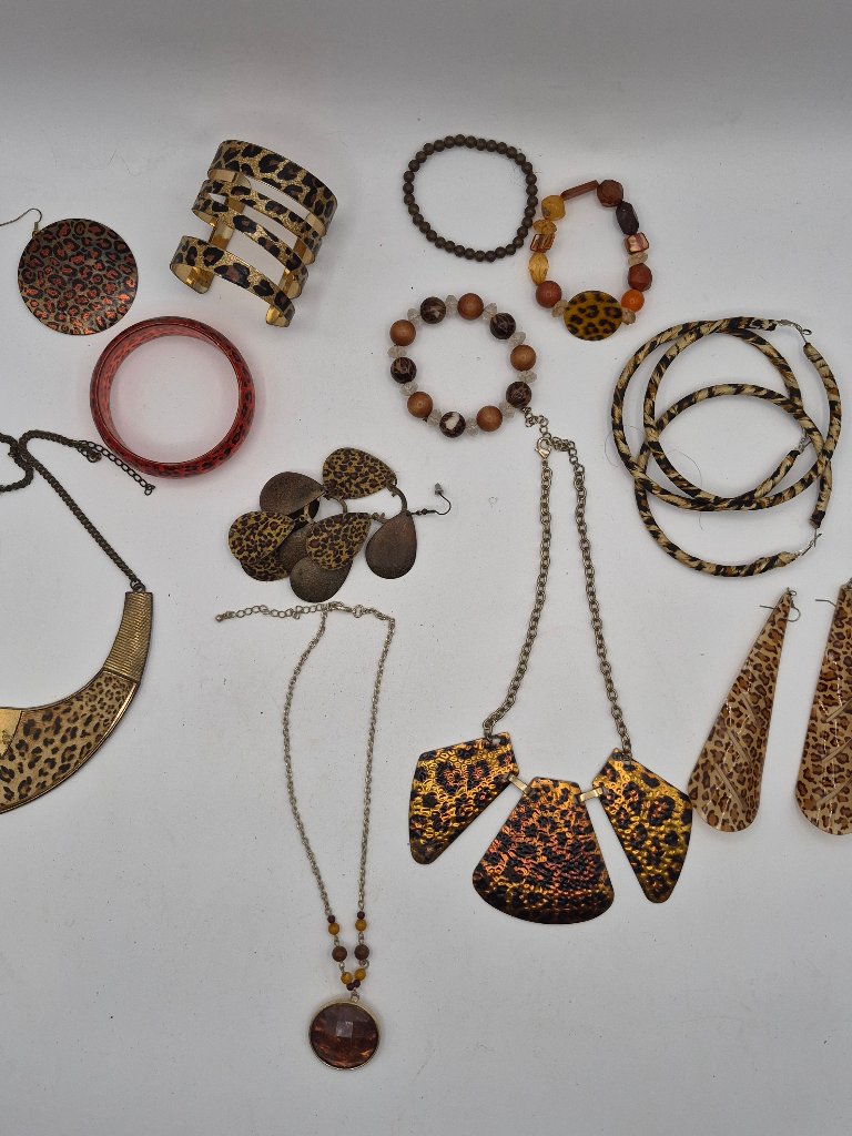 Assorted Jewelry Lot Mixed Styles Necklaces Bracelets Earrings  More